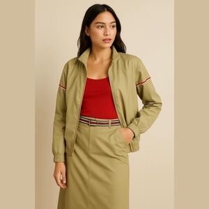 Kate’s vintage 2 pc skirt and jacket set military style size medium like new